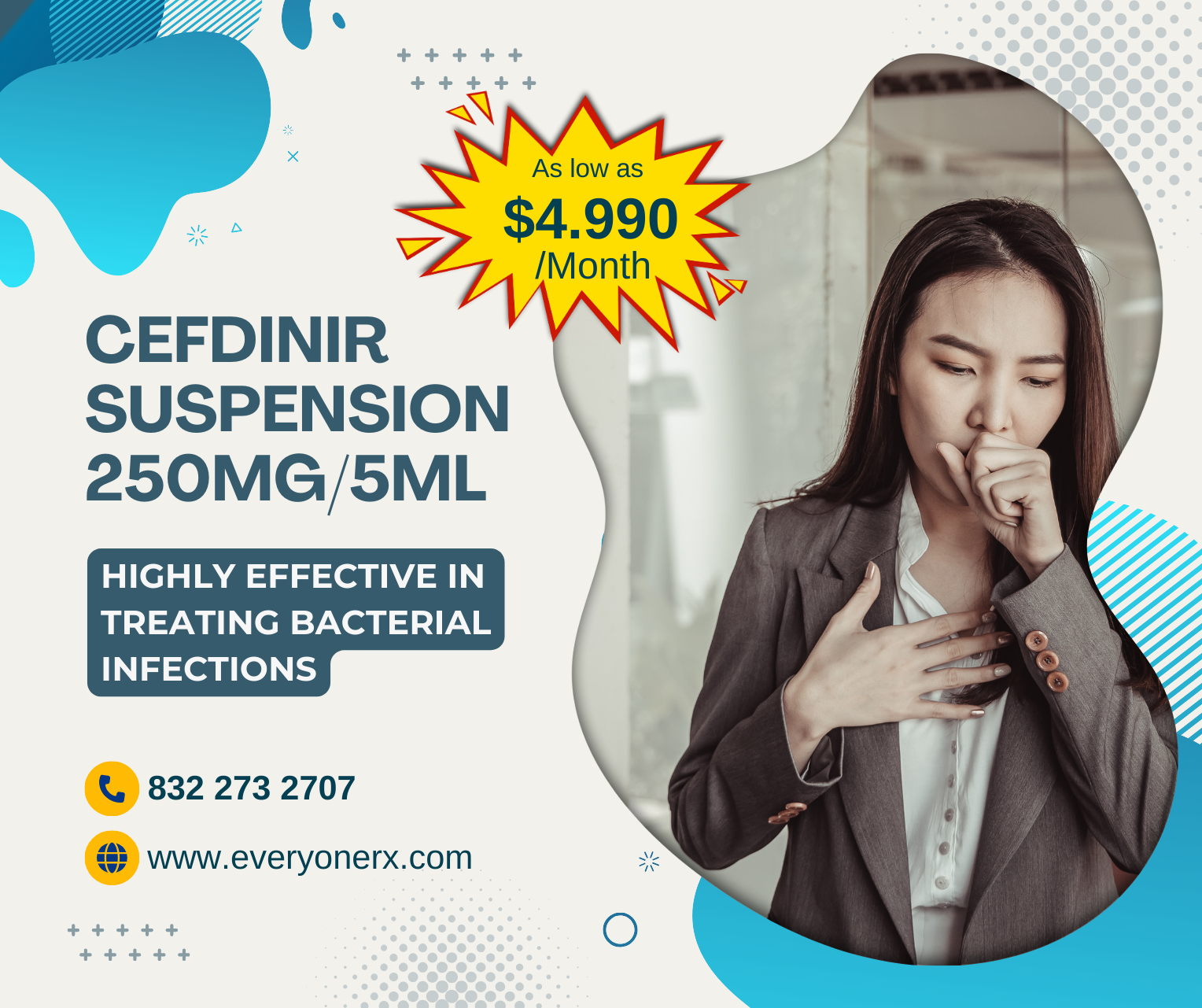 Cefdinir Suspension 250mg/5ml – Best Price at Everyone RX in Texas