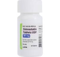 Simvastatin 40 mg tablet